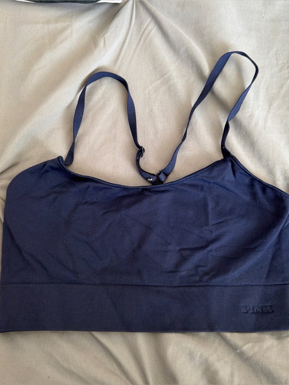 PINK Victoria's Secret Navy Stretch Bralette